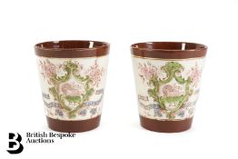 Pair of Preston Guild Beakers
