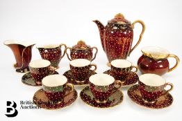 Carlton Ware Rouge Royale Coffee Set