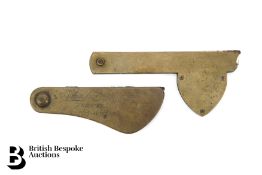 Two Brass Blood Letting Instruments