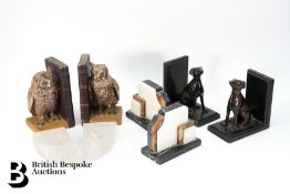 Four Pairs of Bookends
