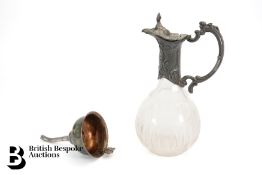 French Silver Plated Wine Funnel