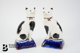Pair of Staffordshire Cats