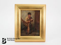 19th Century Oil on Panel