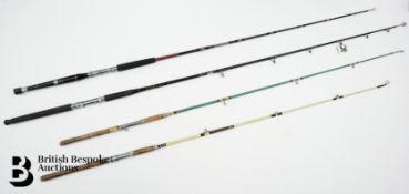 Four Boat Rods