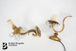 Two Italian Wall Lights