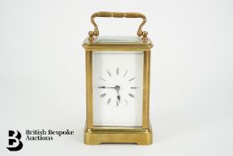 20th Century Brass Carriage Clock