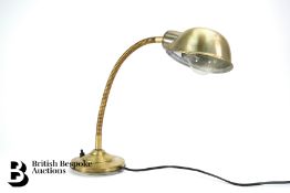 Italian Brass Desk Lamp