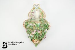 Continental Porcelain Wall Pocket