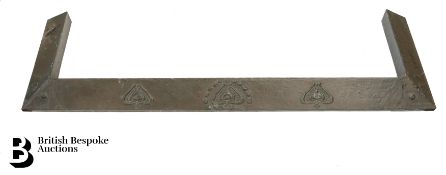 Art Nouveau Copper Fire Fender