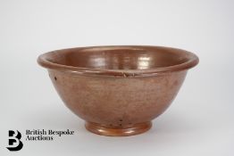 Vintage Salt Glaze Colander