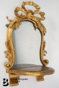 Gilt Wood Hall Mirror