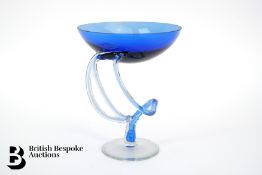 Blue Glass Bon Bon Dish