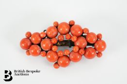 Antique Coral Brooch