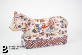 Large Japanese Imari Seated Cat