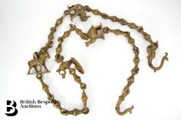 Brass Elephant Chain