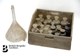 Quantity of Glass Chemist Bottles