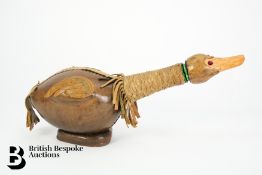 Leather Clad Duck Decanter