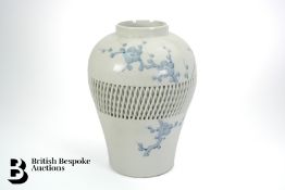 Japanese Hasami Yaki Porcelain Vase
