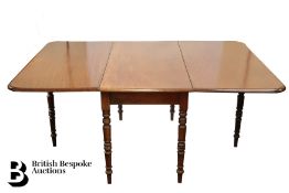 Large Mahogany Drop Dining Table