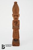 Akin Fakeye Carved Figure