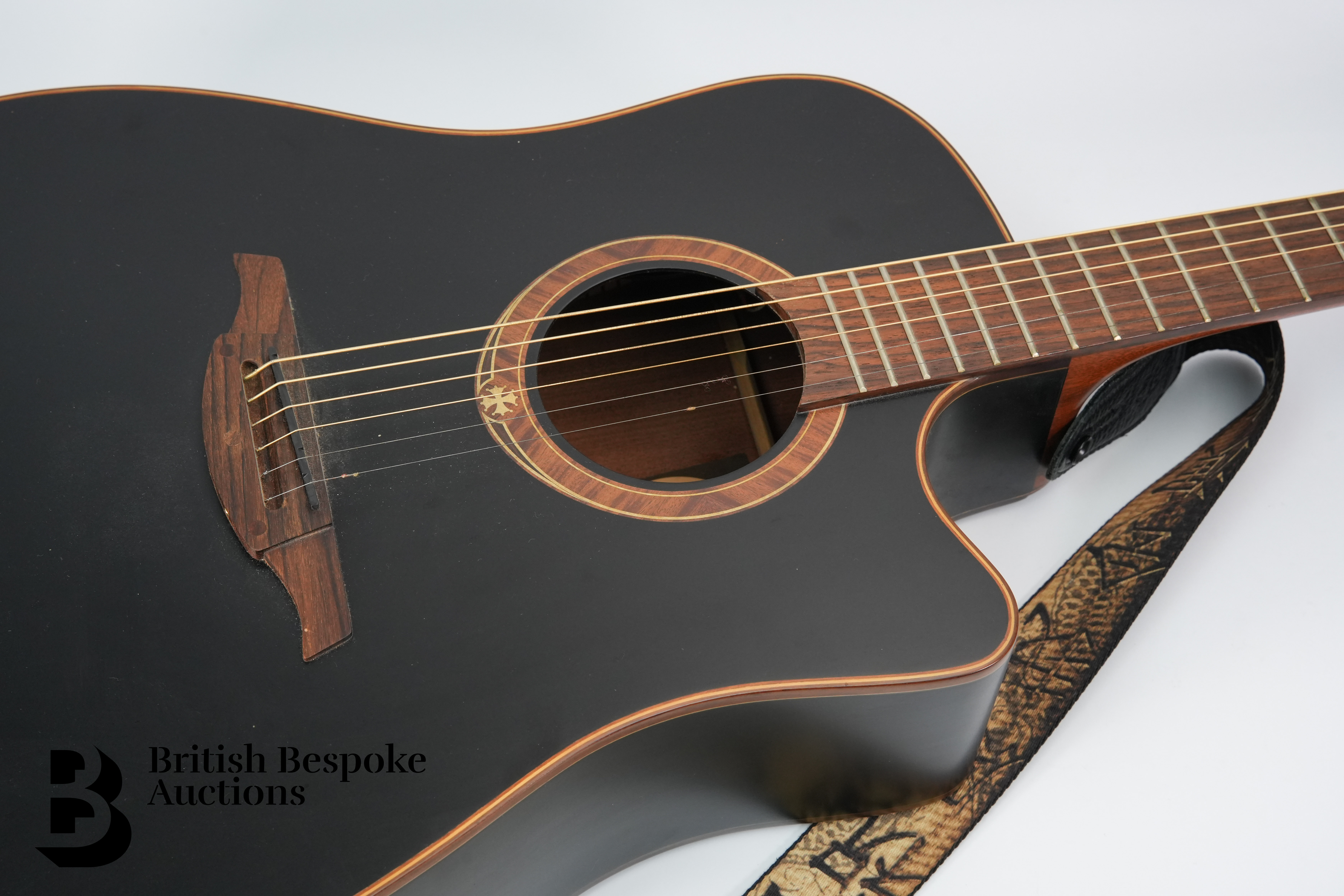 French LAG Tramontane Guitar - Image 3 of 5