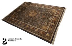 Large Persian Kashan Carpet