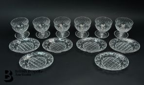 Six Crystal Trifle or Dessert Bowls