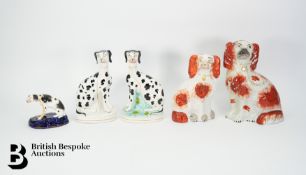 Pair of Staffordshire Dalmatians