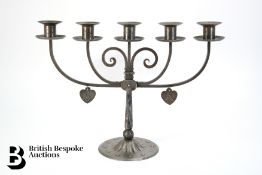Hugo Berger (Goberg) Four Branch Candle Stand
