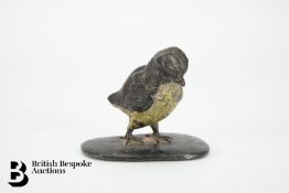 Cold Painted Lead Chick