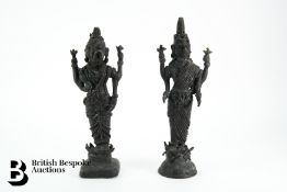 Indonesian Mixed Metal Cast Deity