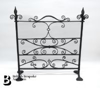 Wrought Iron Fire Screen