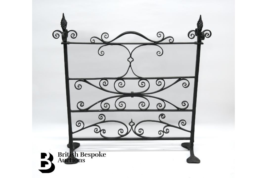 Wrought Iron Fire Screen - Image 1 of 3