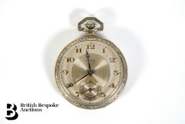 Gruen 18ct Gold Plated Pocket Watch