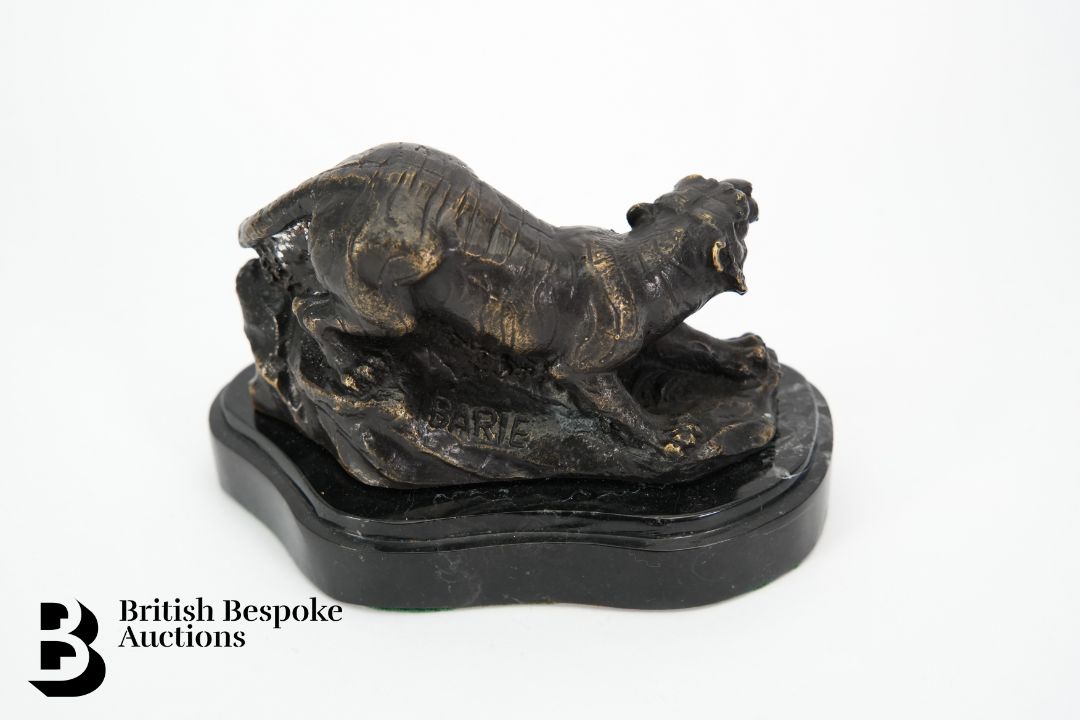 Bronze Crouching Tiger - Image 2 of 2