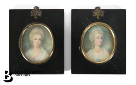 Pair of Portrait Miniatures