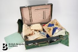 Smart Green Leather Suitcase