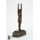 Bronzed Gymnastic Figure - Image 2 of 2