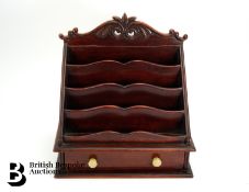 Mahogany Stationary Stand