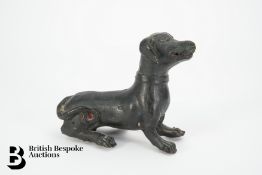 Bronze Figurine of a Dachshund