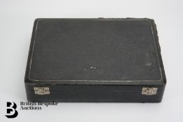 Silver and Enamel Dressing Table Set