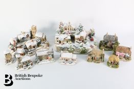 Large Quantity of Lilliput Lane Limited Edition Houses - Christmas Themed