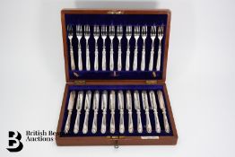 Boxed Set of Fruit Knives and Forks