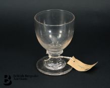 George III Glass Rummer