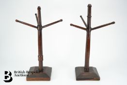 Victorian Mahogany Wig Stands