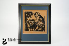 Perla Siedle Gibson Linocut