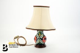 Moorcroft Poppy Lamp Base