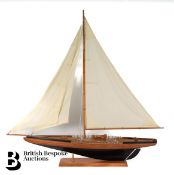 Large Model of a Yacht