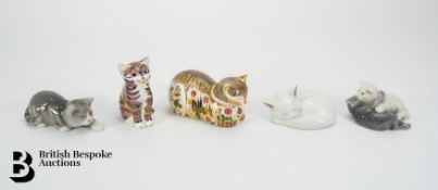 20th Century Cat Ornaments
