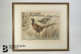 Two Henry Wilkinson Colour Etchings